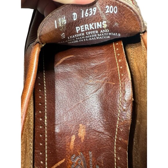 G.H. BASS Mens Size 11.5 D Brown Leather Slip on Penny Loafer Driving Shoes - Picture 9 of 9